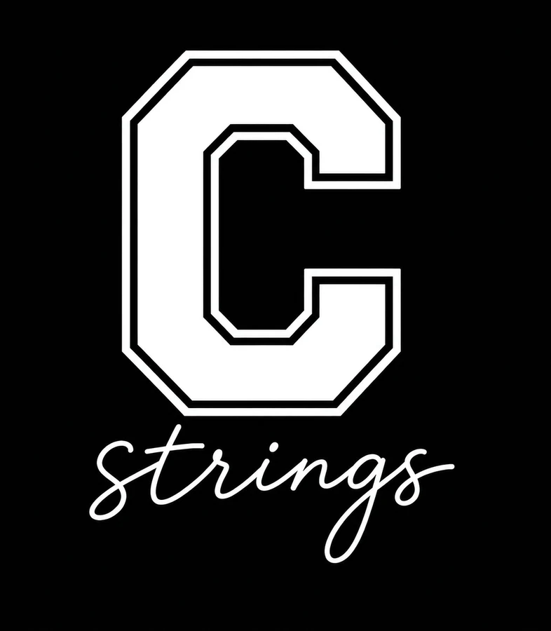C Strings logo in white
